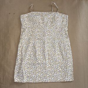 Women’s Wild Fable Yellow Floral Mini Dress Size Xxl